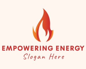 Blazing Fire Energy  logo design