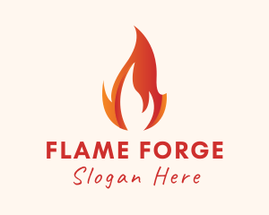 Blazing Fire Energy  logo design