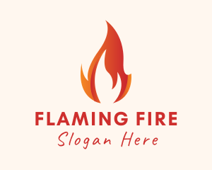 Blazing Fire Energy  logo design