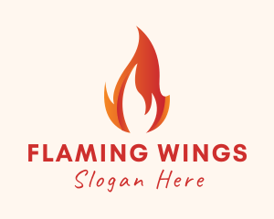 Blazing Fire Energy  logo design