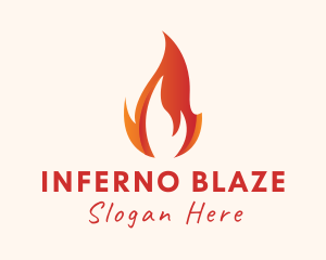 Blazing Fire Energy  logo design