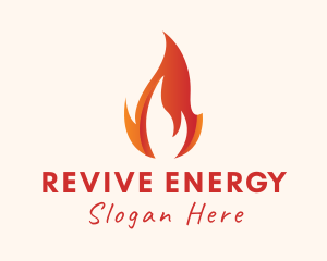 Blazing Fire Energy  logo design