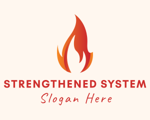 Blazing Fire Energy  logo design