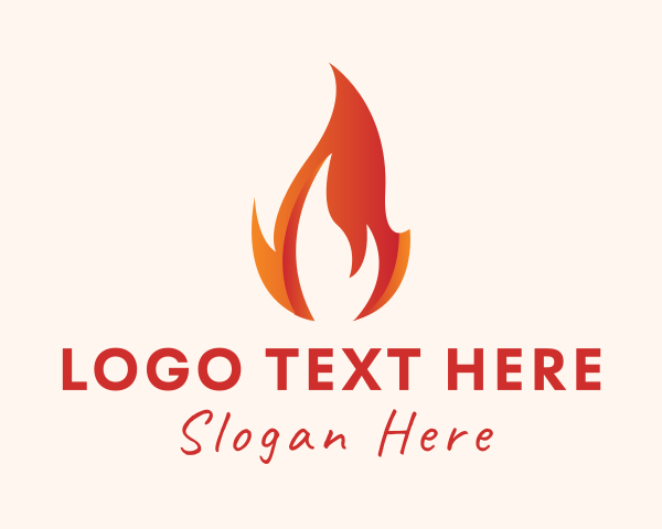 Blazing logo example 2