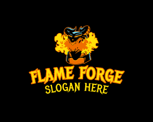 Dragon Flame Gaming logo design