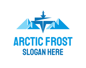 Winter Glacier Ship logo