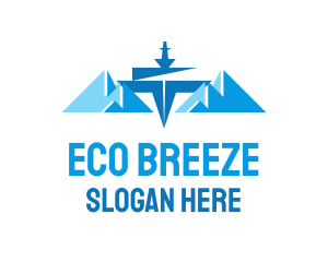 Winter Glacier Ship logo