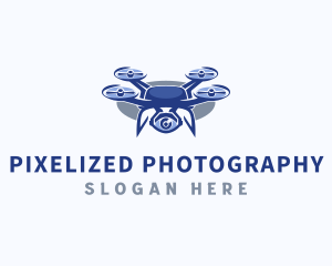 Drone Camera Surveillance logo design