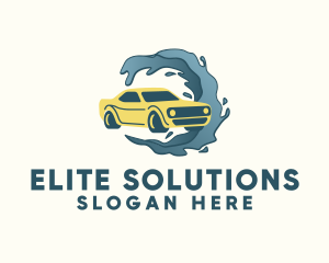 Auto Car Wash Service logo design