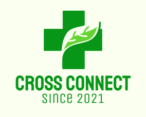 Medical Nature Cross logo design