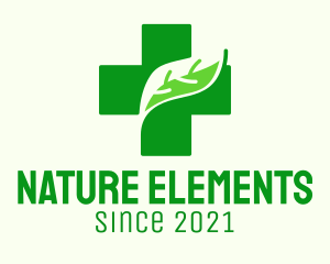 Medical Nature Cross logo design