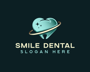 Tooth Dental Orbit logo design