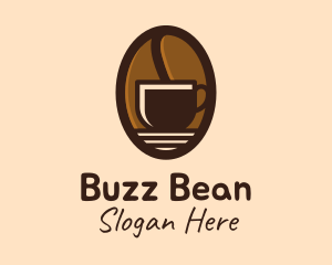 Coffee Bean Cup logo design