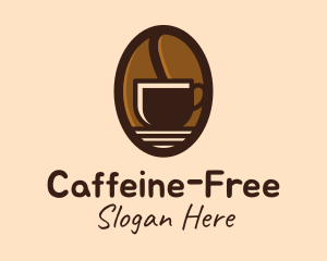 Coffee Bean Cup logo design