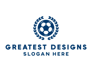 Soccer Ball Emblem Logo