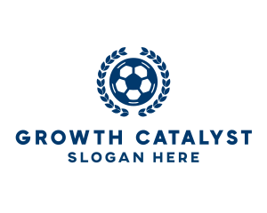 Soccer Ball Emblem Logo