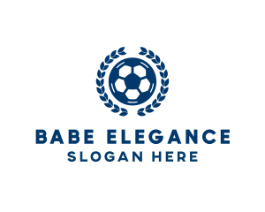 Soccer Ball Emblem logo design