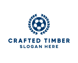 Soccer Ball Emblem logo design