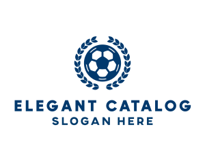 Soccer Ball Emblem logo design