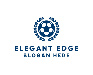 Soccer Ball Emblem logo design