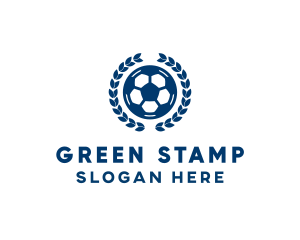 Soccer Ball Emblem logo design