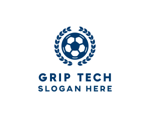 Soccer Ball Emblem logo design