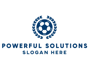 Soccer Ball Emblem logo design