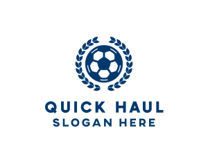 Soccer Ball Emblem logo design