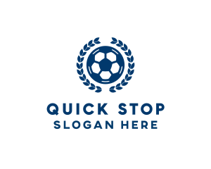 Soccer Ball Emblem logo design