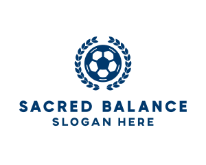 Soccer Ball Emblem logo design