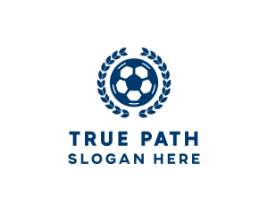 Soccer Ball Emblem logo design