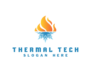 Snowflake Flame Thermal logo
