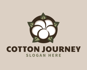 Organic Cotton Flower logo
