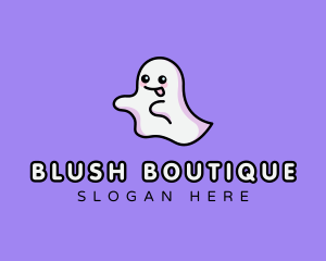 Ghost Cute Spirit logo design