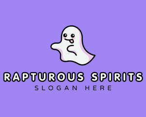 Ghost Cute Spirit logo design