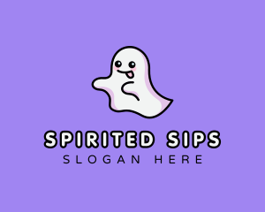 Ghost Cute Spirit logo design