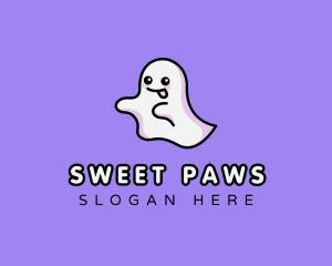 Ghost Cute Spirit logo design