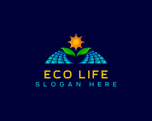 Eco Solar Energy logo design