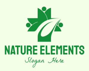 Green Natural Healing logo design