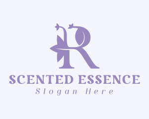 Flower Fragrance Letter R logo