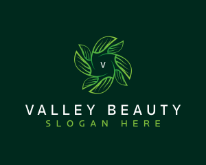 Leaf Skincare Beauty logo design