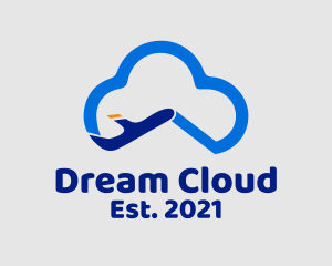 Cloud Aviation Plane  logo design