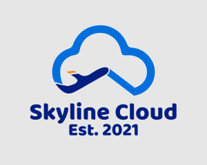 Cloud Aviation Plane  logo design