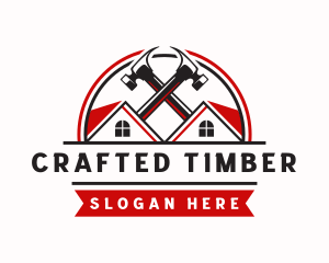 Hammer Roof Builder logo design