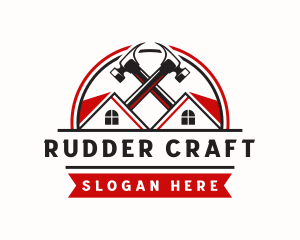 Hammer Roof Builder logo design