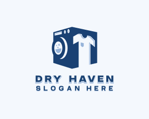 Laundry Washing Dryer logo design