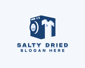 Laundry Washing Dryer logo design