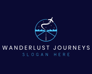 Airplane Airport Flight logo design