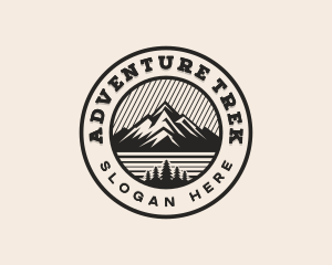 Hiking Summit Adventure logo design