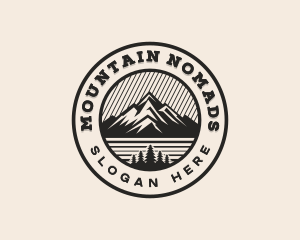 Hiking Summit Adventure logo design